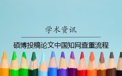 碩博投稿論文中國學(xué)術(shù)查重流程 碩博投稿論文中國學(xué)術(shù)查重流程